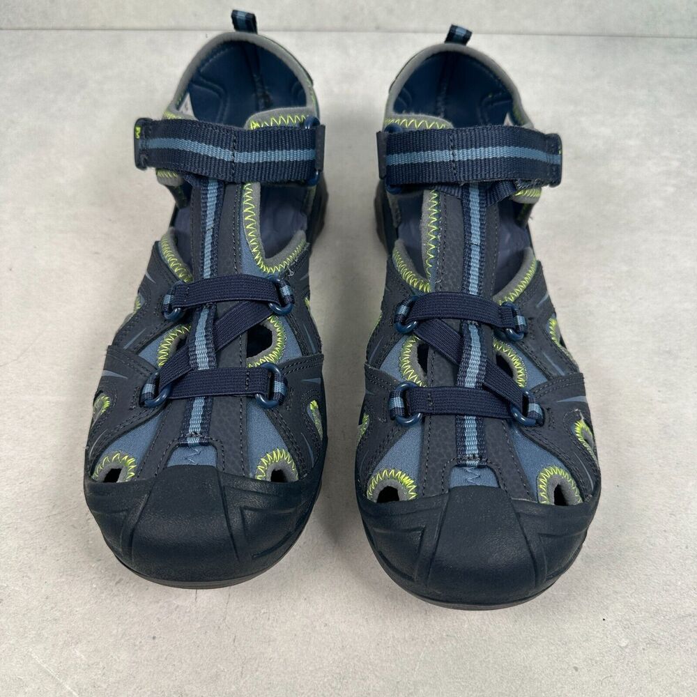 Merrell Women's Navy and Lime Sport Sandals - Picture 2 of 10